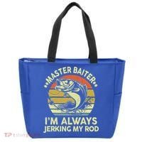 Fishing Masterbaiter Funny Bass Dad Tote Bag thumb 0