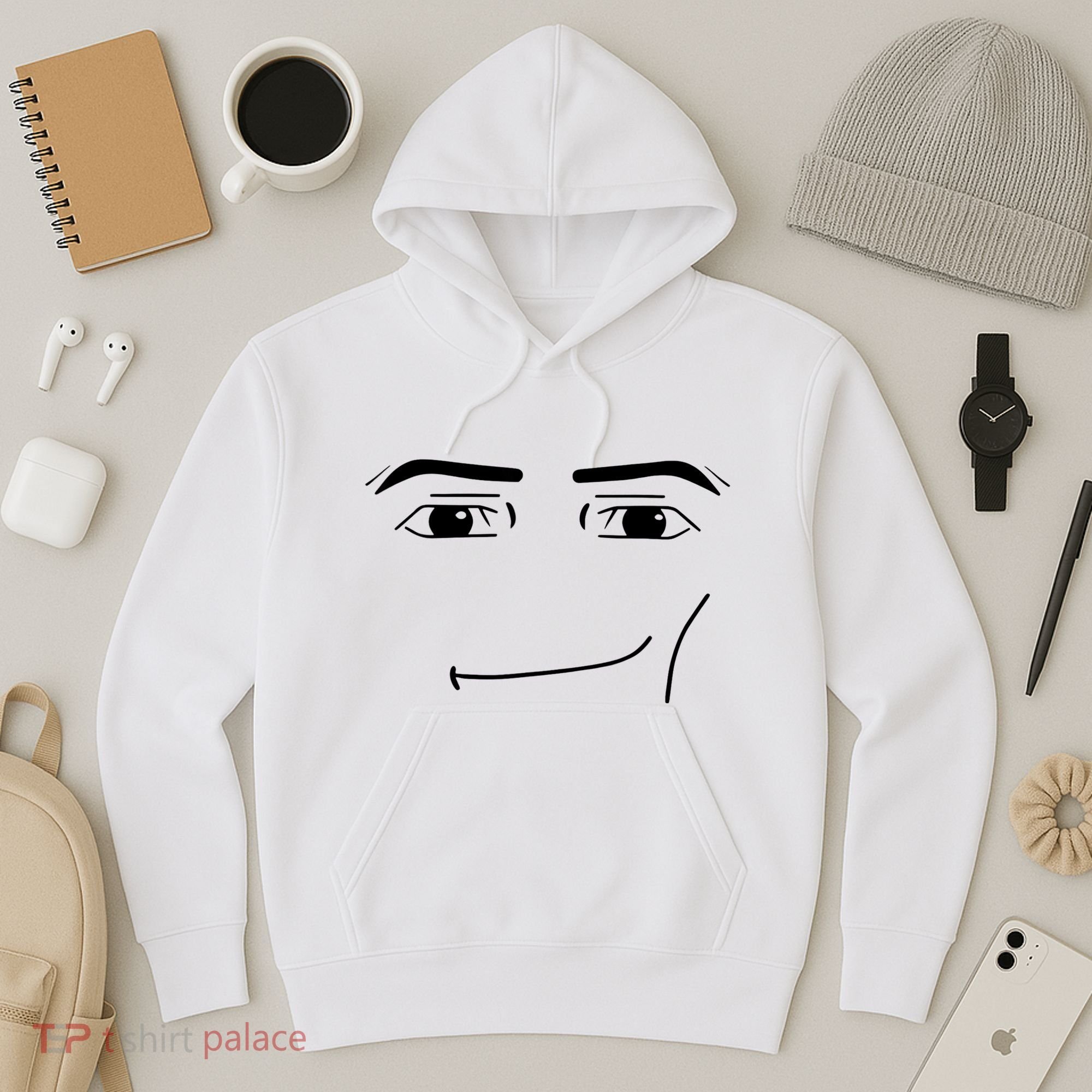 Foblox Man Face Meme Funny Costume Tees Hoodie