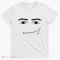 Foblox Man Face Meme Funny Costume Tees T-Shirt thumb 0