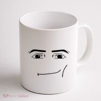 Foblox Man Face Meme Funny Costume Tees Coffee Mug thumb 1