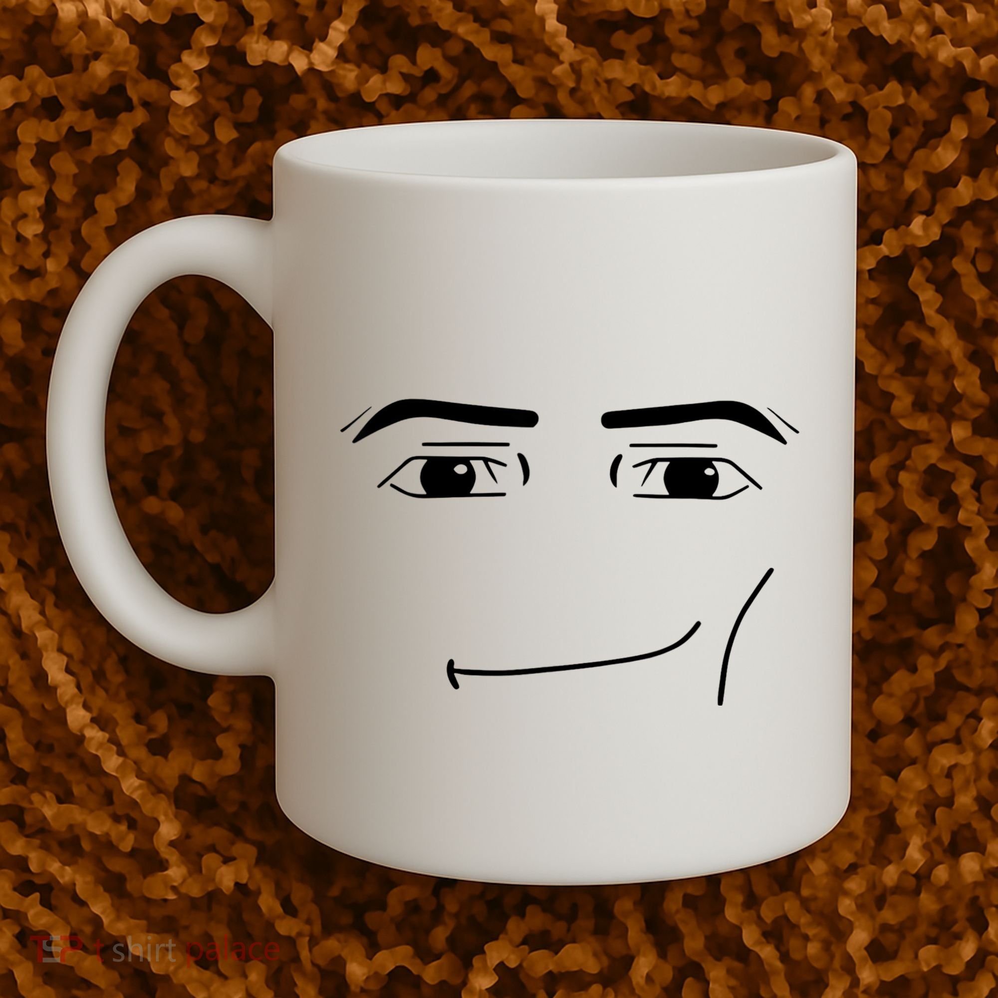 Foblox Man Face Meme Funny Costume Tees Coffee Mug