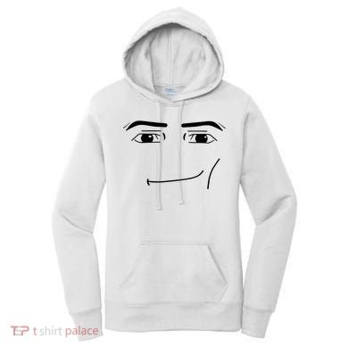 Foblox Man Face Meme Funny Costume Tees Women's Hoodie