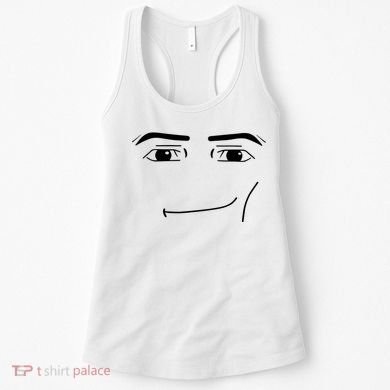 Foblox Man Face Meme Funny Costume Tees Women's Tank Top