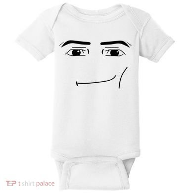Foblox Man Face Meme Funny Costume Tees Baby Bodysuit