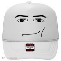 Foblox Man Face Meme Funny Costume Tees Hat thumb 0