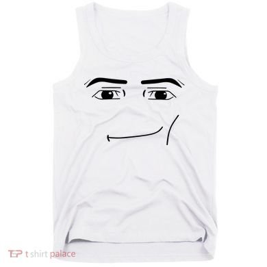 Foblox Man Face Meme Funny Costume Tees Tank Top