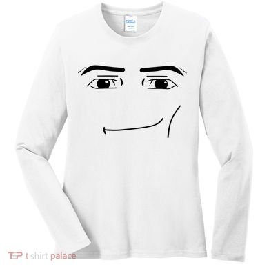 Foblox Man Face Meme Funny Costume Tees Women's Long Sleeve Shirt
