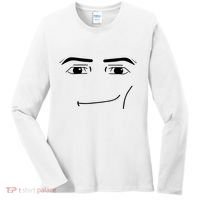 Foblox Man Face Meme Funny Costume Tees Women's Long Sleeve Shirt thumb 0