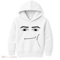 Foblox Man Face Meme Funny Costume Tees Kids Hoodie thumb 0