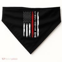 Firefighter Mom Firefighter USA-Made Doggie Bandana thumb 0