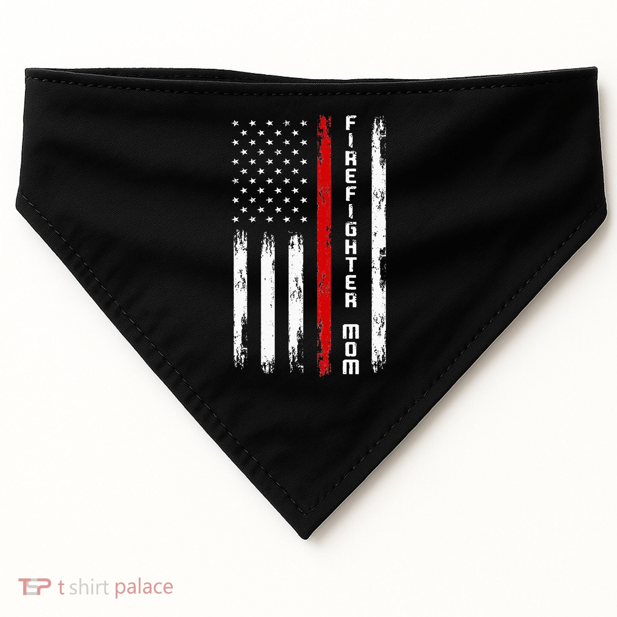 Firefighter Mom Firefighter USA-Made Doggie Bandana