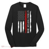 Firefighter Mom Firefighter Long Sleeve Shirt thumb 0