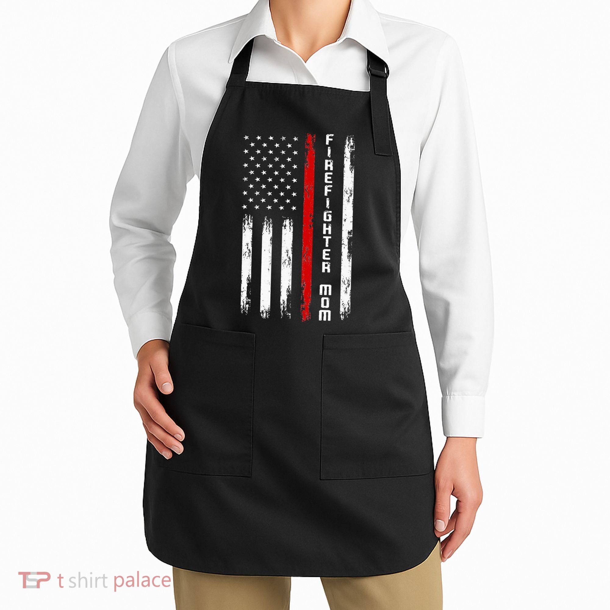 Firefighter Mom Firefighter Apron