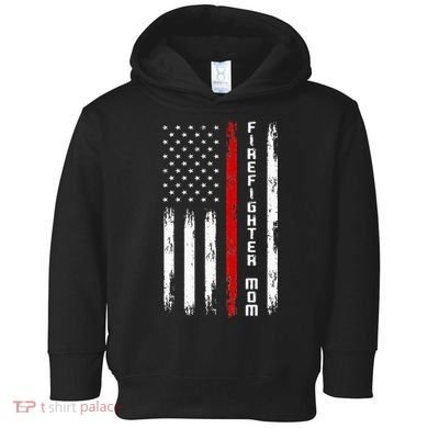 Firefighter Mom Firefighter Toddler Hoodie