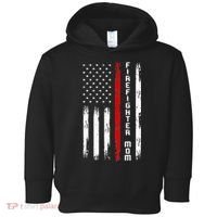 Firefighter Mom Firefighter Toddler Hoodie thumb 0