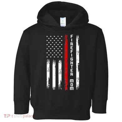 Firefighter Mom Firefighter Toddler Hoodie