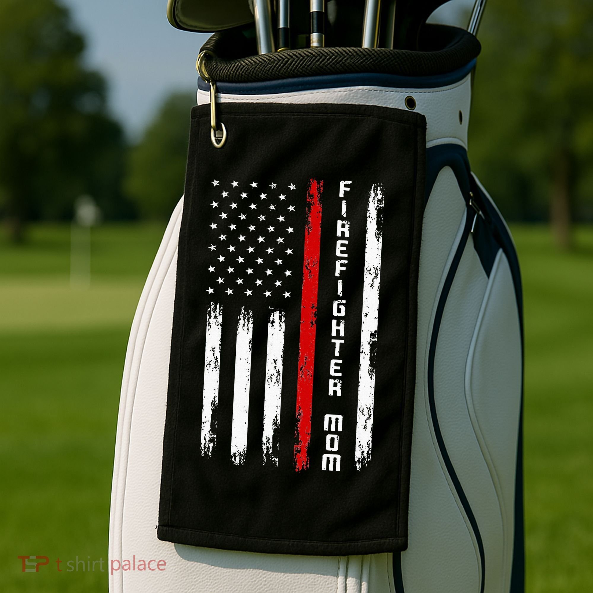 Firefighter Mom Firefighter Golf Towel