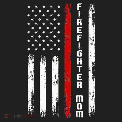 Firefighter Mom Firefighter Kids Long Sleeve Plaid Pajama Set