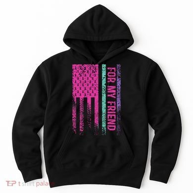 For My Friend Thyroid Cancer Awareness Hoodie