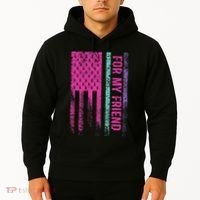 For My Friend Thyroid Cancer Awareness Hoodie thumb 2