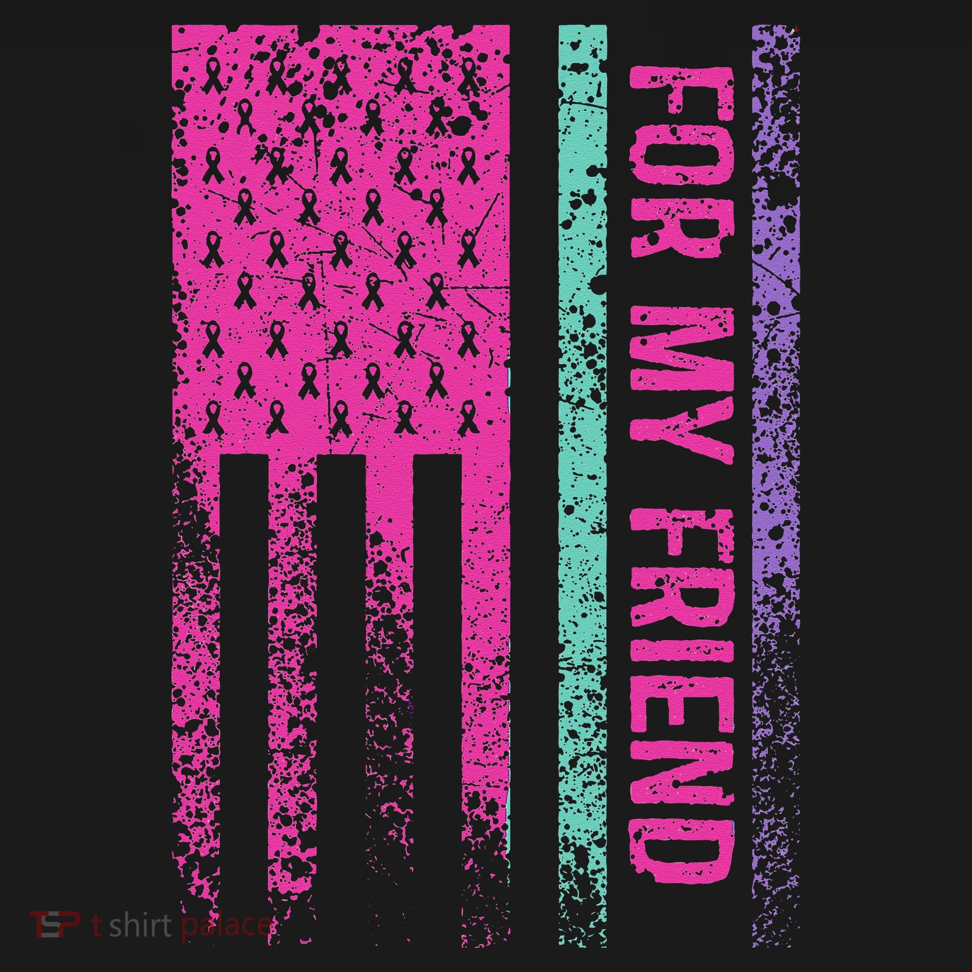 For My Friend Thyroid Cancer Awareness Long Sleeve Shirt