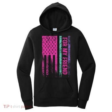 For My Friend Thyroid Cancer Awareness Women's Hoodie