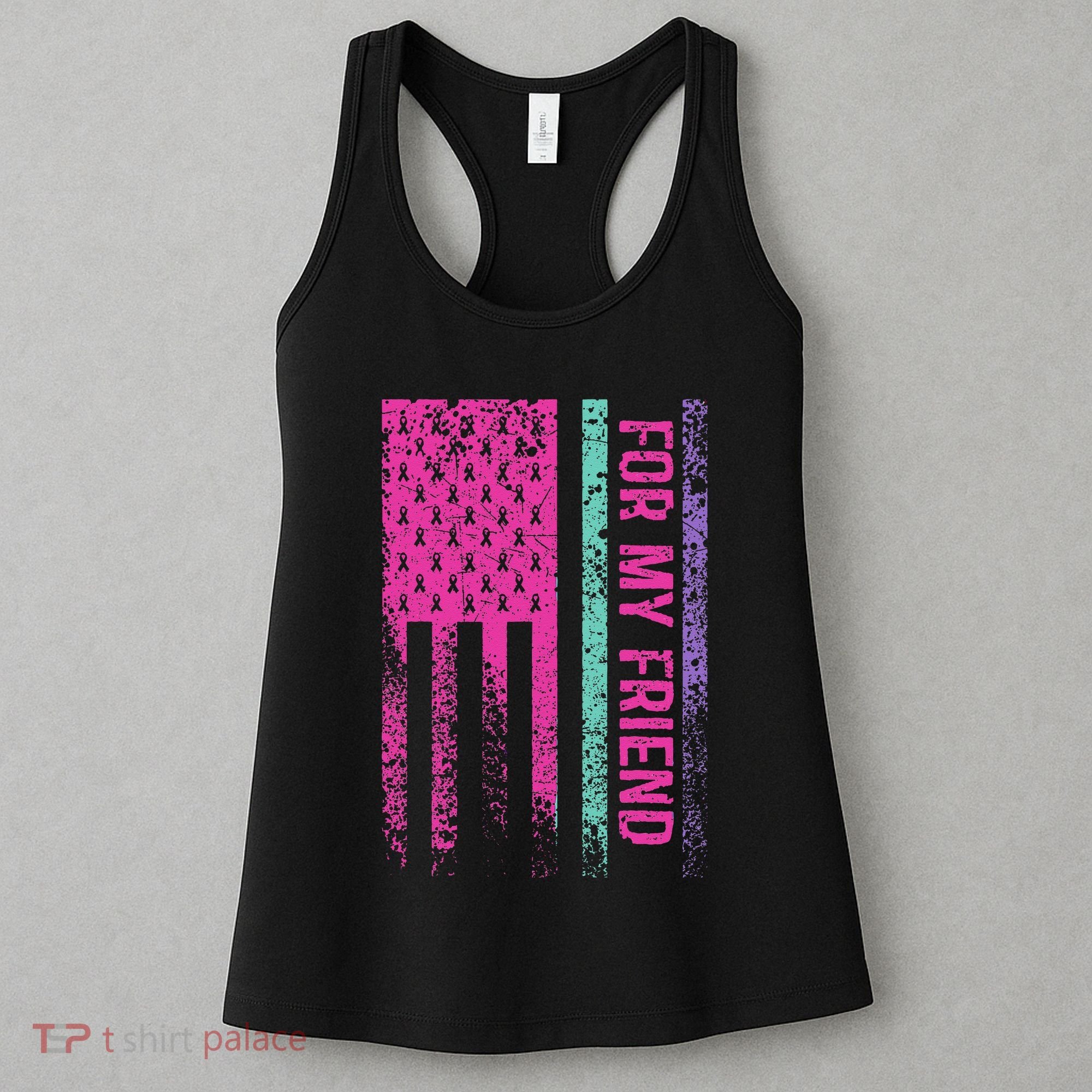 For My Friend Thyroid Cancer Awareness Women's Tank Top