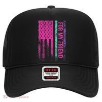 For My Friend Thyroid Cancer Awareness Hat thumb 0