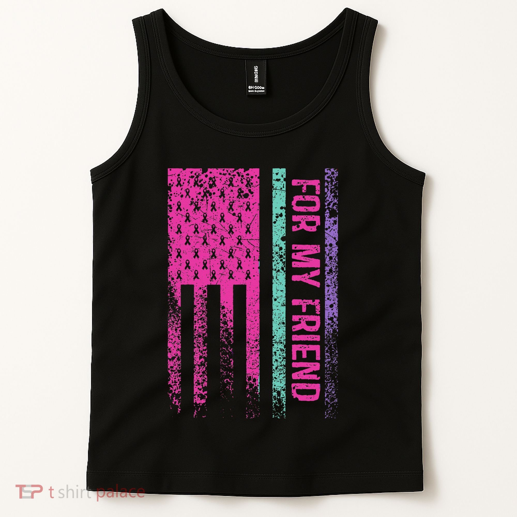 For My Friend Thyroid Cancer Awareness Tank Top