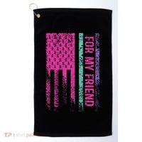 For My Friend Thyroid Cancer Awareness Golf Towel thumb 0