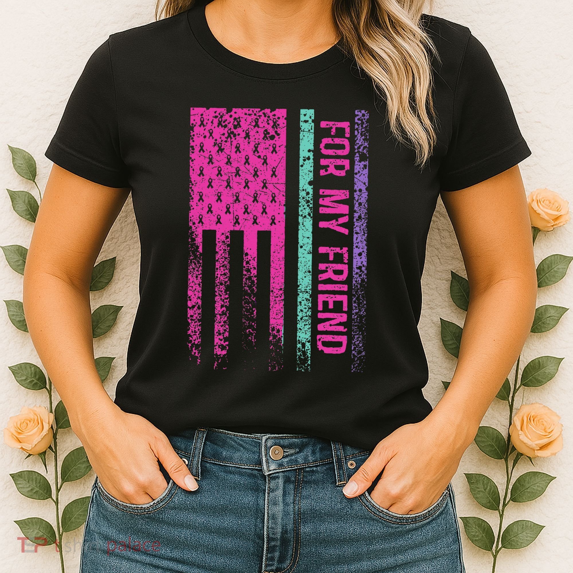 For My Friend Thyroid Cancer Awareness Women's T-Shirt