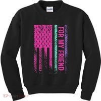 For My Friend Thyroid Cancer Awareness Kids Sweatshirt thumb 0