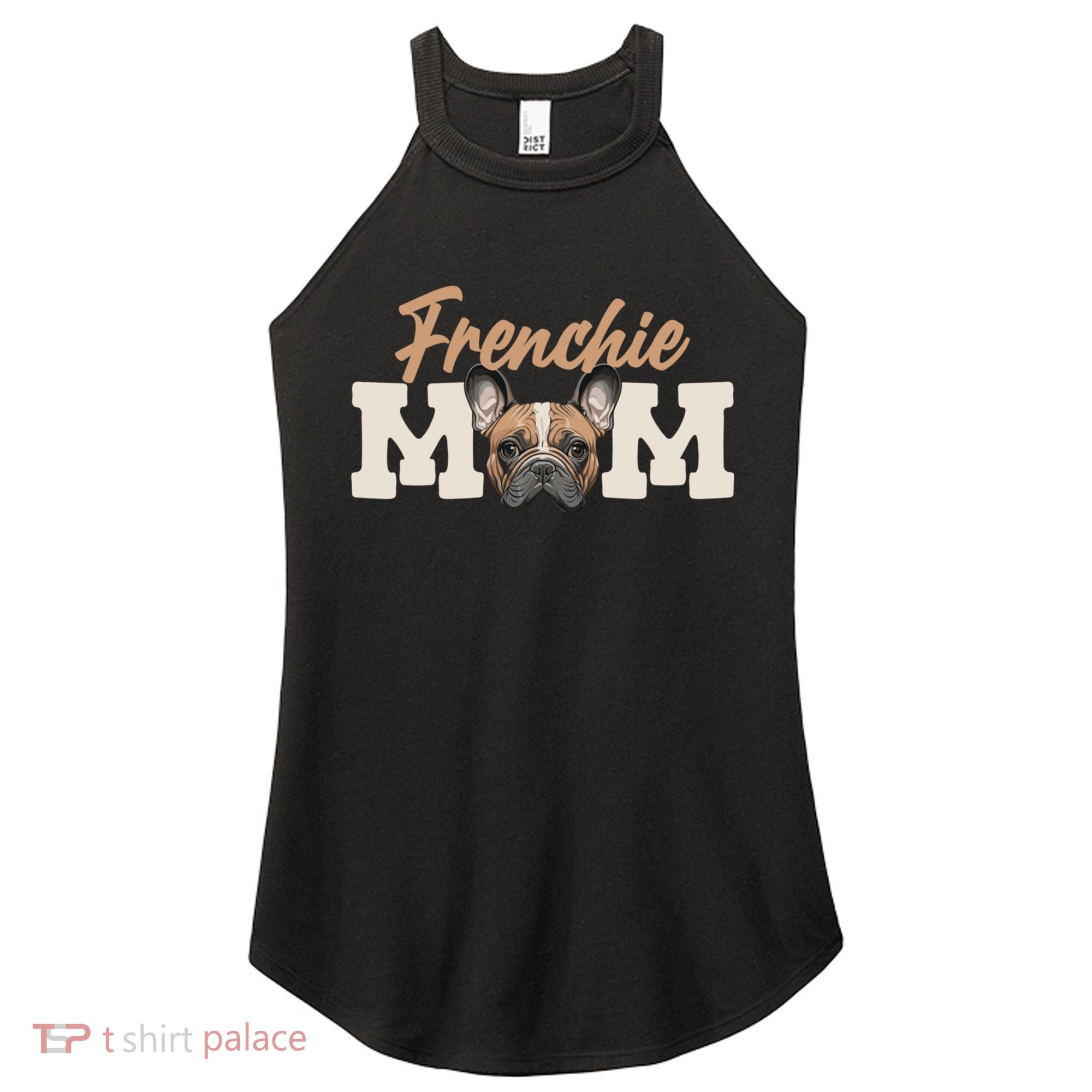Frenchie Mom French Bulldog Owner Frenchie Lover Gift Women's Perfect Tri Rocker Tank