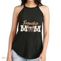 Frenchie Mom French Bulldog Owner Frenchie Lover Gift Women's Perfect Tri Rocker Tank thumb 2