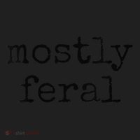Funny Mostly Feral Party Animal Hat thumb 2