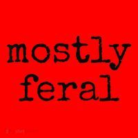 Funny Mostly Feral Party Animal Santa Hat thumb 1