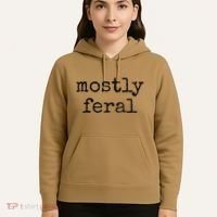 Funny Mostly Feral Party Animal Hoodie thumb 5