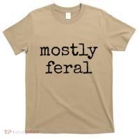 Funny Mostly Feral Party Animal T-Shirt thumb 0