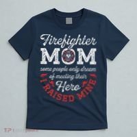 Firefighter Mom Firewoman Proud Moms MotherS Day Vintage T-Shirt thumb 5