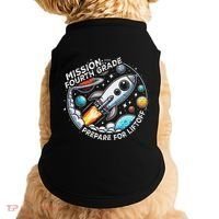 Funny Mission Fourth Grade Back To School Teachers Students Doggie Tank thumb 0