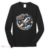 Funny Mission Fourth Grade Back To School Teachers Students Long Sleeve Shirt thumb 0