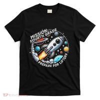 Funny Mission Fourth Grade Back To School Teachers Students T-Shirt thumb 0