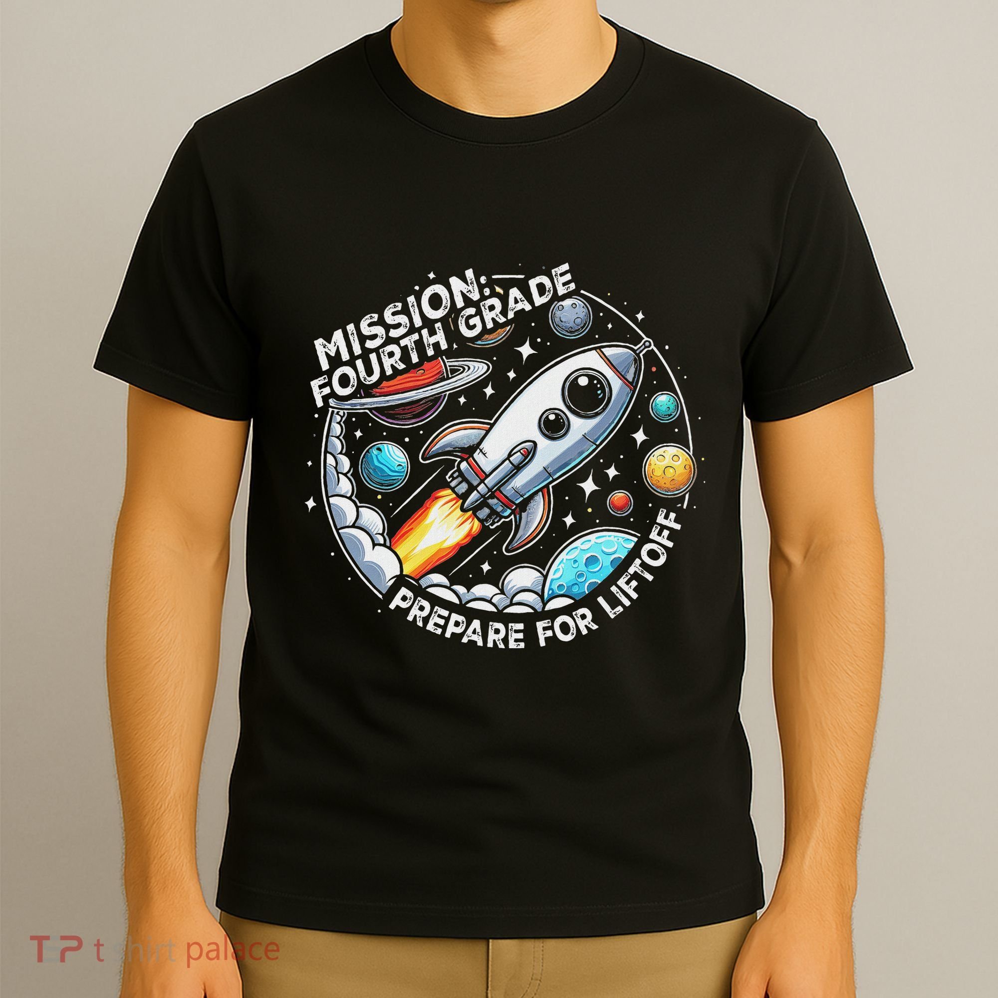 Funny Mission Fourth Grade Back To School Teachers Students T-Shirt