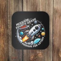 Funny Mission Fourth Grade Back To School Teachers Students Coaster thumb 0