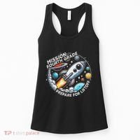 Funny Mission Fourth Grade Back To School Teachers Students Women's Tank Top thumb 0
