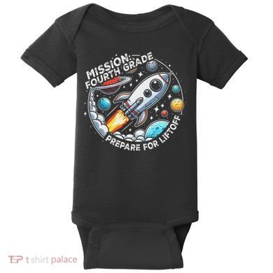Funny Mission Fourth Grade Back To School Teachers Students Baby Bodysuit
