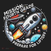 Funny Mission Fourth Grade Back To School Teachers Students Hat thumb 2