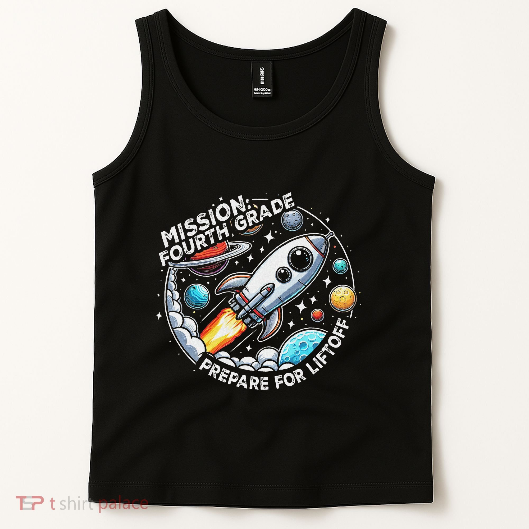 Funny Mission Fourth Grade Back To School Teachers Students Tank Top