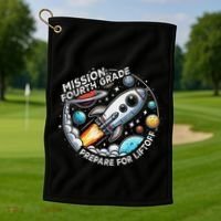 Funny Mission Fourth Grade Back To School Teachers Students Golf Towel thumb 1