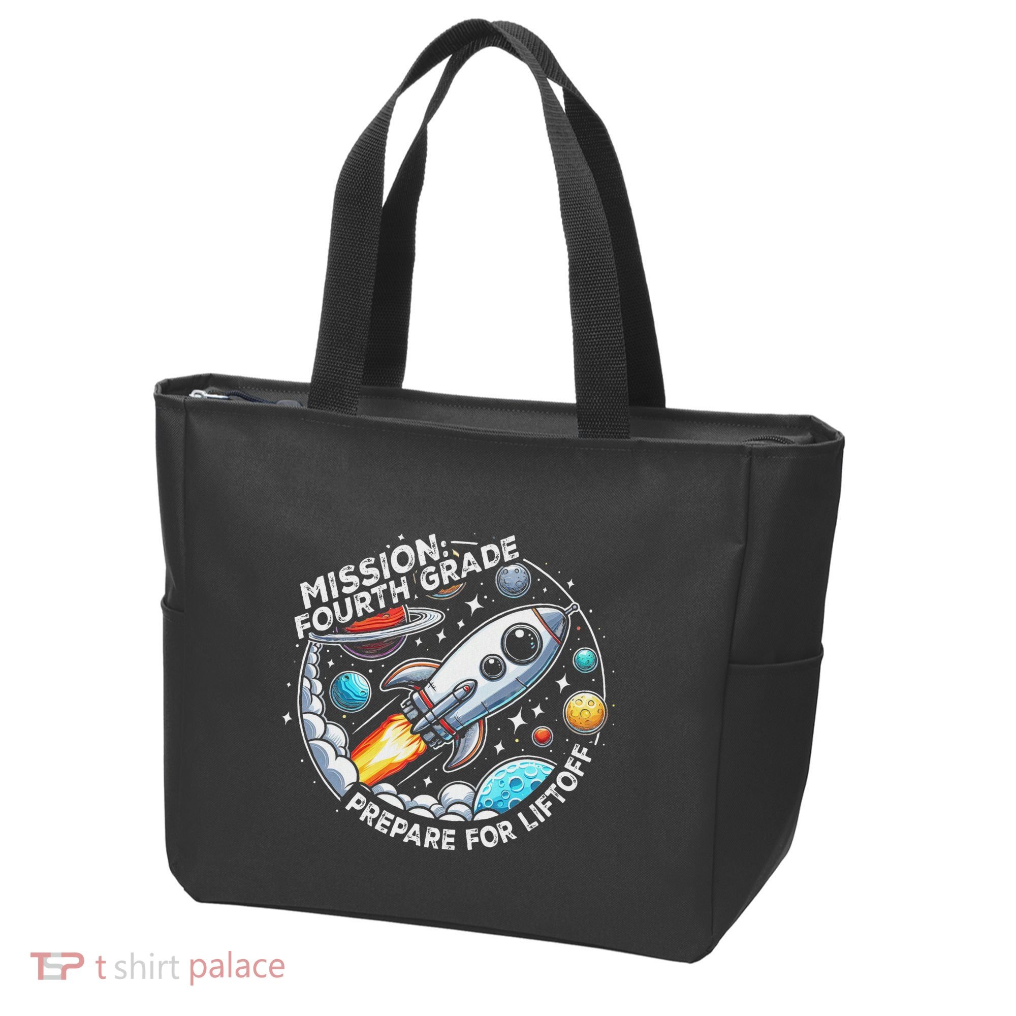Funny Mission Fourth Grade Back To School Teachers Students Tote Bag